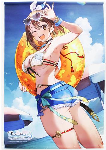 ライザのアトリエ 3 ～終わりの錬金術士と秘密の鍵～ 5周年記念 B2ダブルスエードタペストリー -サマービーチ- ライザリン・シュタウト