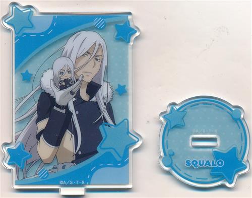 ひこくじmini 家庭教師ヒットマンREBORN! -Insieme a un peluche- シルバー賞 ミニアクリルスタンド スペルビ・スクアーロ C ＜NHYセール追加品＞