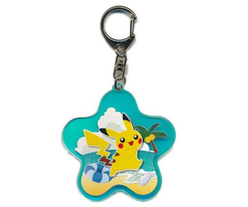 ポケットモンスター×PRONTO 対象フード注文特典 ポケモンオリジナルオーロラアクリルキーホルダー ピカチュウ