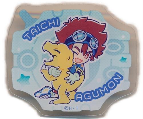 デジモンアドベンチャー トレーディングアクリルバッジ 八神太一&アグモン (シークレット)