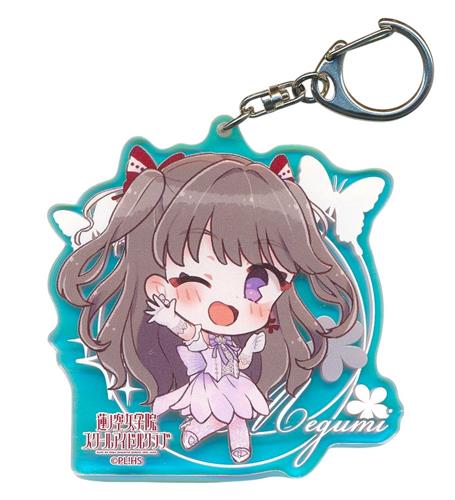 ラブライブ!蓮ノ空女学院スクールアイドルクラブ トレーディングミニキャラオーロラアクリルキーホルダー Ver.AURORA FLOWER 藤島慈