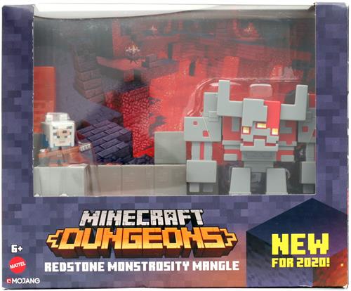 【未開封】マインクラフト ダンジョンズ バトルパック REDSTONE MONSTROSITY MANGLE 【フィギュア】[マテル・インターナショナル]