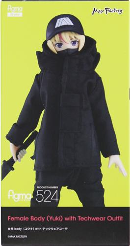 figma 524 figma styles 女性body(ユウキ) with テックウェアコーデ 【フィギュア】[マックスファクトリー]