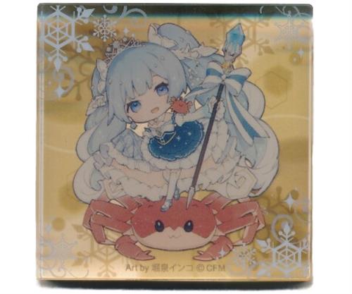 初音ミク 雪ミク AS ミニアクリルブロック 2019 (堀泉インコ) 雪ミク