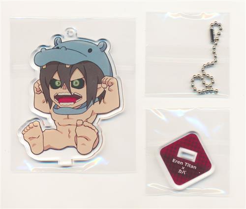 進撃の巨人×東武動物公園 トレーディングアクリルスタンドキーホルダー アニマルコスチュームver. B エレン巨人