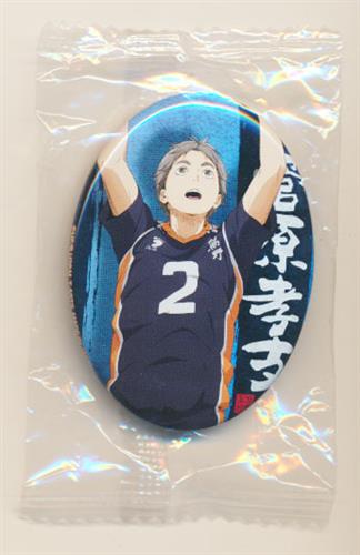 ハイキュー!! 名プレイ缶バッジ 烏野編 菅原孝支