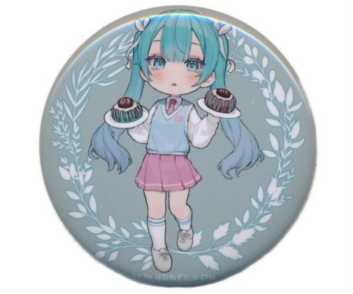 初音ミク×MINT HEIM 缶バッジ はむねずこ