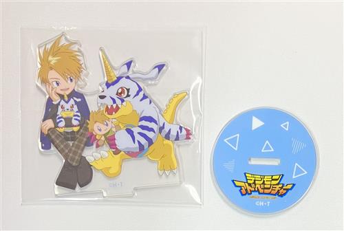 デジモンアドベンチャー トレーディングアクリルスタンド ぬいぐるみテーマver. 石田ヤマト&ガブモン