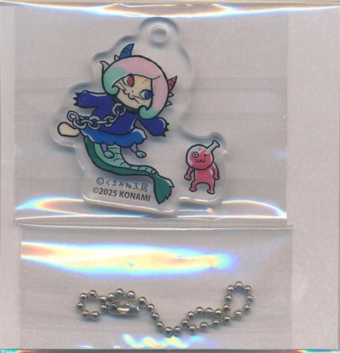 コナミ プレミアムくじ ONLINE 仕事猫×ポップンミュージック くじ C-9賞 アクリルキーホルダーI エルム