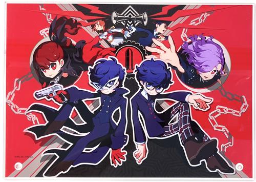 ペルソナ5 タクティカ アトラスフェスグッズ A4アクリルパネル 集合
