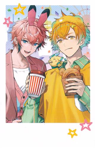 にじさんじ おでかけOriens ランダムチェキ風カード 赤城ウェン&宇佐美リト