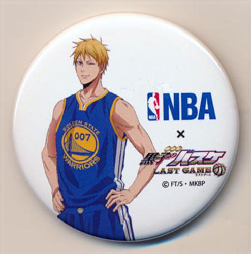 劇場版 黒子のバスケ LAST GAME×NBA シークレット缶バッジ 黄瀬涼太