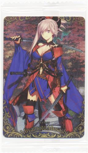 Fate Grand Order ウエハース 3 プラカード 宮本武蔵 セイバー シークレット グッズ その他 その他 アニメグッズ ゲーム 同人誌の中古販売 買取 らしんばんオンライン