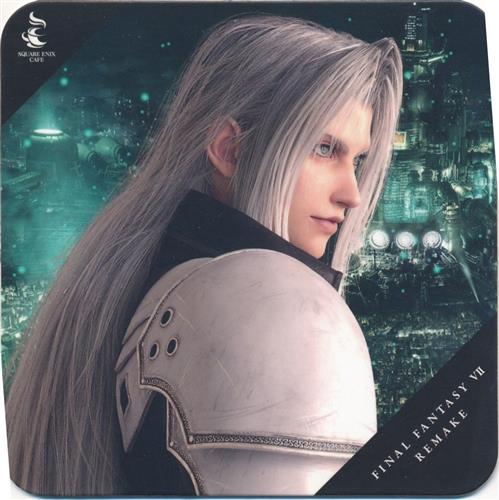 ファイナルファンタジー VII リメイク×SQUARE ENIX CAFE×ARTNIA SQUARE ENIX CAFE限定 ドリンク注文特典 コースター セフィロス