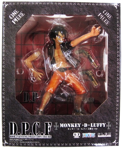 D.P.C.F DOOR PAINTING COLLECTION FIGURE ONE PIECE モンキー・D・ルフィ 三銃士Ver. 【フィギュア】[プレックス]