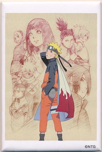 NARUTO-ナルト- アニメ NARUTO-ナルト- 20周年記念 NARUTO THE GALLERY 歴代宣伝ビジュアルコレクション ランダムスクエア缶バッジ 集合 M