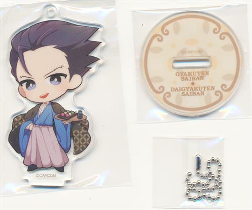 逆転裁判&大逆転裁判 2nd×CAPCOM CAFE トレーディングアクリルスタンドキーホルダー 成歩堂龍一