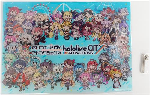 ホロライブ hololiveCITY ATTRACTIONS A3アクリルパネル 集合