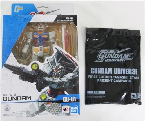 【未開封】GUNDAM UNIVERSE 機動戦士ガンダム RX-78-2 GUNDAM+GUNDAM UNIVERSE キャンペーン用台座 RX-78 【フィギュア】[バンダイ]