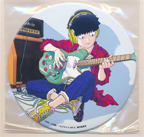 モブサイコ100 II 描き下ろしイラスト 演奏ver. BIG缶バッジ 影山茂夫