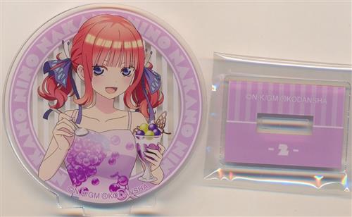 映画 五等分の花嫁 描き下ろしイラスト フルーツワンピースver. トレーディングアクリルスタンド 中野二乃 B