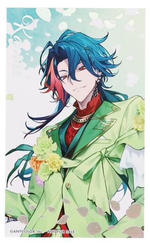にじさんじ×アニメイトカフェ Flower Festival 箔押しカード 魁星