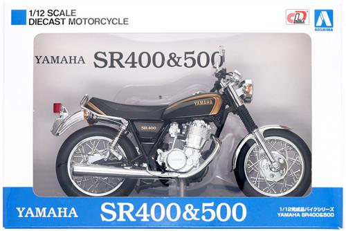 1/12完成品バイクシリーズ YAMAHA SR400 (ブラックゴールド) 【フィギュア】[青島文化教材社]