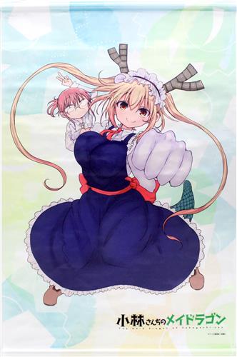 小林さんちのメイドラゴン B2タペストリー B パンチ 小林さん&トール
