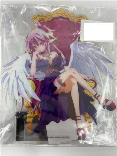 ノーゲーム・ノーライフ ラッキー缶バッジBOX ゴールド賞 BIGアクリルスタンドジブリール