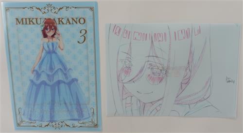 五等分の花嫁 五等分の花嫁展 MEMORIES クリアファイルセット 中野三玖