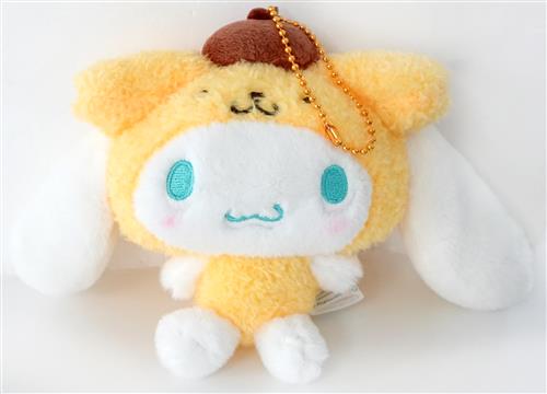 サンリオキャラクターズ シナモロール20th Anniversary なりきりマスコットチェーン シナモロール(ポムポムプリン)