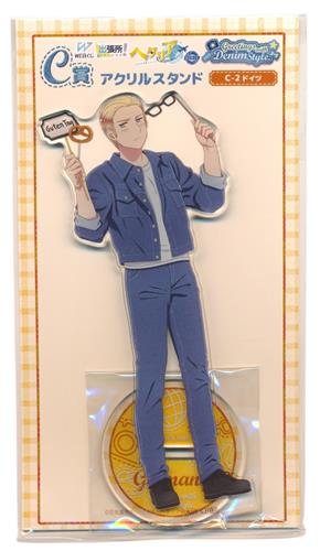 アニメ ヘタリア World☆Stars WEBくじ 『Greetings with Denim Style.』 C-2賞 アクリルスタンド ドイツ