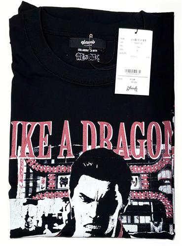 龍が如く glamb限定コラボTシャツ 桐生一馬 Black(XL)