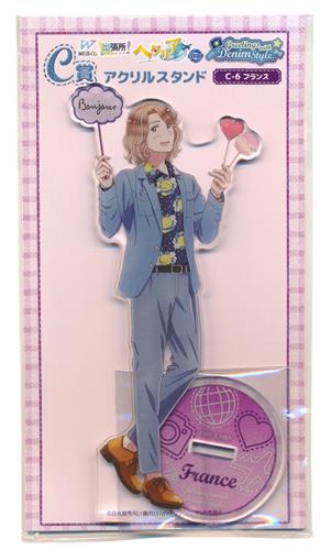 アニメ ヘタリア World☆Stars WEBくじ 『Greetings with Denim Style.』 C-6賞 アクリルスタンド フランス