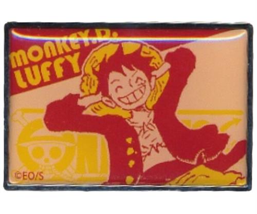 ONE PIECE 週刊少年ジャンプ カプセル入りピンズ JUMP SHOP 20th FESTIVALVer. モンキー・D・ルフィ