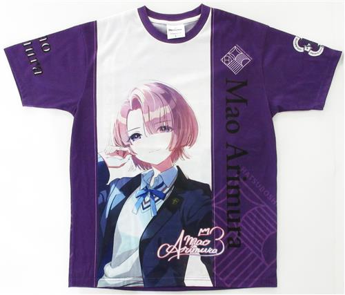 学園アイドルマスター DEBUT LIVE 初 TOUR 公式フルグラフィックTシャツ 有村麻央 (Lサイズ)