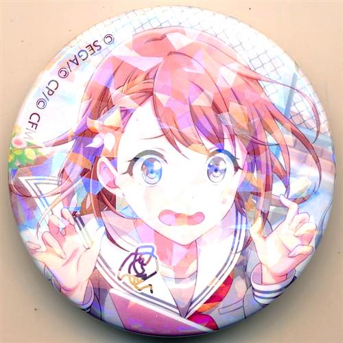 プロジェクトセカイ アニバーサリーフェスタ 2021 ホログラム缶バッジコレクション B MORE MORE JUMP!&ワンダーランズ×ショウタイム 花里みのり