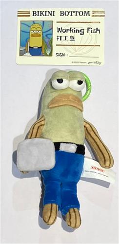 POPMART スポンジ・ボブ Bikini Bottom Buddies おかしなぬいぐるみシリーズ Working Fish