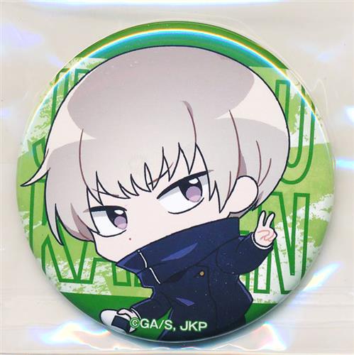 呪術廻戦×セガコラボカフェ デフォルメ缶バッジ 狗巻棘 ｼﾞｭｼﾞｭﾂ