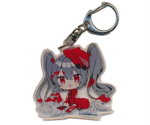 初音ミク VOCALOID ART OF MIKU -Hatsune Miku×Contemporary Art- アートミク トレーディングアクリルキーホルダー 初音ミク(両目開き/座り)