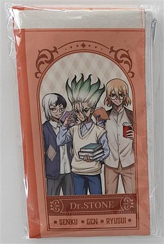 くじ引き堂 Dr.STONE オンラインくじ 読書の秋編 A-1賞 BOOK風フラットポーチ 石神千空&あさぎりゲン&七海龍水