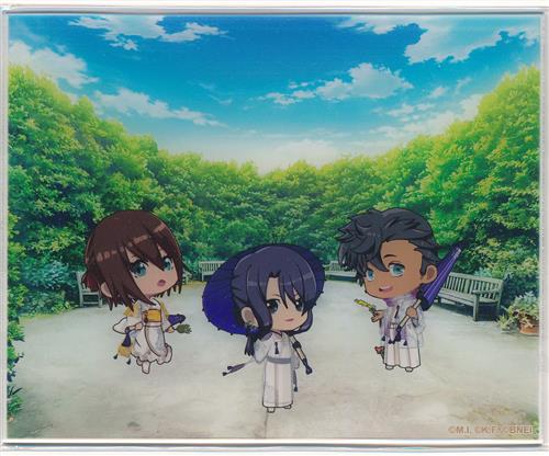 テイルズ オブ ヴェスペリア 横浜イングリッシュガーデンコラボ TOF 2023 公式アクリルクリアカード B リタ・モルディオ&ユーリ・ローウェル&レイヴン