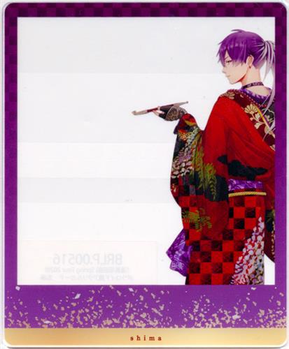 浦島坂田船 ポラロイド風アクリルカード 志麻 【浦島坂田船 Spring Tour 2020 花-HANA-】