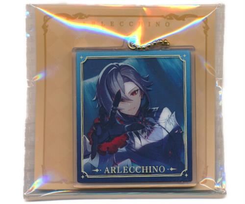 原神 壁紙キャラダブルアクリルストラップ アルレッキーノ