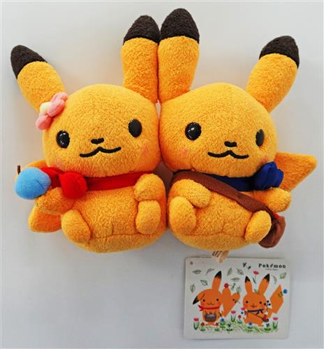 ポケットモンスター ピカチュウペアぬいぐるみ Pokemon little tales [picnic]