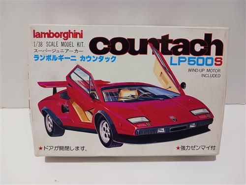 スーパージュニアカーシリーズ No.1 1/38 ランボルギーニ カウンタック LP500S [河合商会]