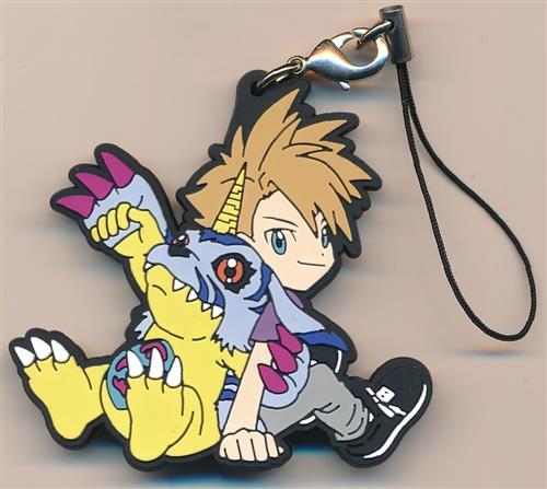 一番くじ デジモンアドベンチャー: F賞 ラバーストラップ 石田ヤマト&ガブモン