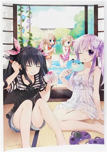 超次元ゲイム ネプテューヌ Sisters vs Sisters "電撃Sistersコレクション" A3ポスター B 【電撃スペシャルパック内容物】