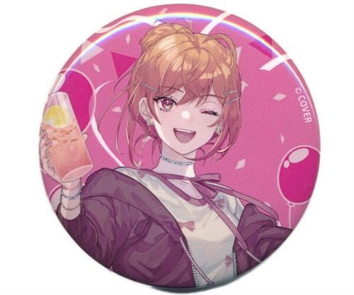 ホロライブ ReGLOSS×極楽湯 RAKU SPA フロライフ トレーディング缶バッジ 一条莉々華 B