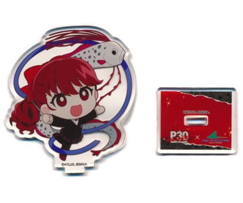 ペルソナ シリーズ30周年 × 横浜・八景島シーパラダイス トレーディングミニアクリルスタンド ペルソナ 5 芳澤かすみ(ヴァイオレット)